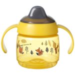 Vaso con asas Tommee Tippee Superstar de 190ml color amarillo (+4m)