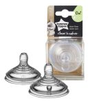 Pack x2 tetinas Tommee Tippee Closer to Nature, flujo lento (+0m)