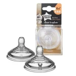 Pack x2 tetinas Tommee Tippee Closer to Nature, flujo rápido (+6m)