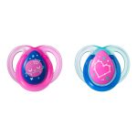 Pack x2 chupetes Tommee Tippee Night time (0-6m)