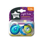 Pack x2 chupetes Tommee Tippee Night time (6-18m)