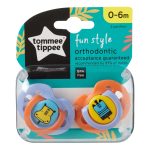 Pack x2 chupetes Tommee Tippee Fun style (0-6m)