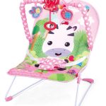Silla mecedora musical para bebé, diseño Cebra