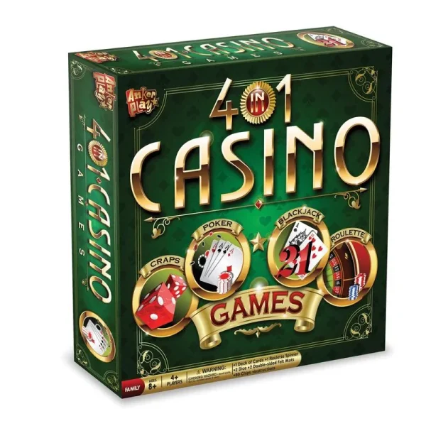 Set de Juegos de Casino 4en1