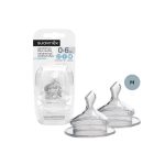 Pack x2 tetinas anatómicas Suavinex de silicona (0-6m) Flujo M