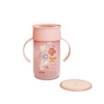 Vaso 360° Suavinex (+12m) de 340ml, diseño Forest rosa