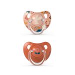 Pack x2 chupetes anatómicos Suavinex de silicona (+18m) diseño Forest rosa