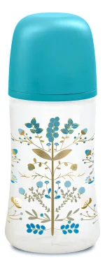 Mamadera Suavinex  SX Pro (3-6m), 270 ml diseño Gold Azul