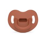 Chupete de silicona Suavinex Svnx Pro con tetina anatómica (6-18m) diseño Smoothie teja
