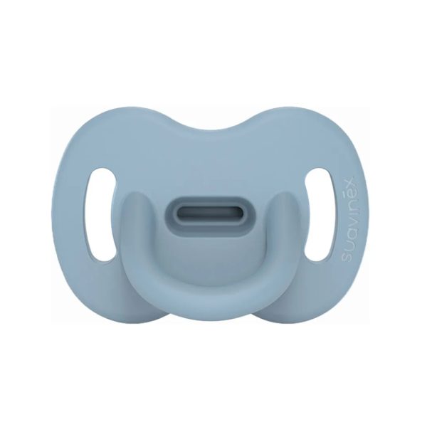 Chupete de silicona Suavinex Svnx Pro con tetina anatómica (6-18m) diseño Smoothie azul