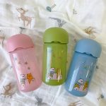 Vaso de pajita Suavinex (+18m) de 340ml, diseño Osos rosa - Image 2