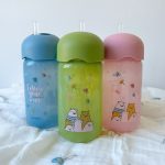 Vaso de pajita Suavinex (+18m) de 340ml, diseño Osos rosa - Image 3