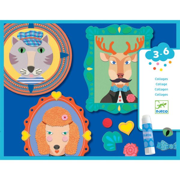 Collage Retratos de Djeco