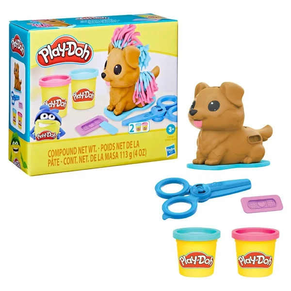 Juego De Masa Play Doh Clasico Mini Con 2 Potes Hasbro - Peluquería loca