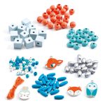 Set creación de joyería en madera de Djeco, Animales del bosque - Image 2