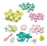 Set creación de joyería en madera de Djeco, Flores y Hojas - Image 2