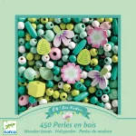 Set creación de joyería en madera de Djeco, Flores y Hojas - Image 6