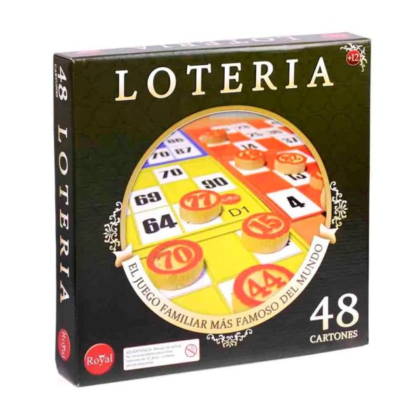 Lotería 48 Cartones, de Royal