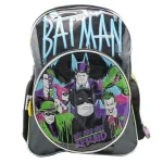 Mochila Batman con villanos, gran capacidad