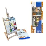 Set de Arte DaVinci,  acrilico con Caballete (22 Piezas)
