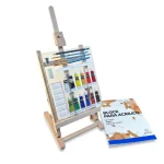 Set de Arte DaVinci,  acrilico con Caballete (22 Piezas) - Image 3