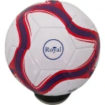 Pelota Futbol Royal, roja, azul y blanca