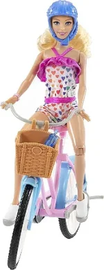 Muñeca con bicicleta Barbie - Image 3
