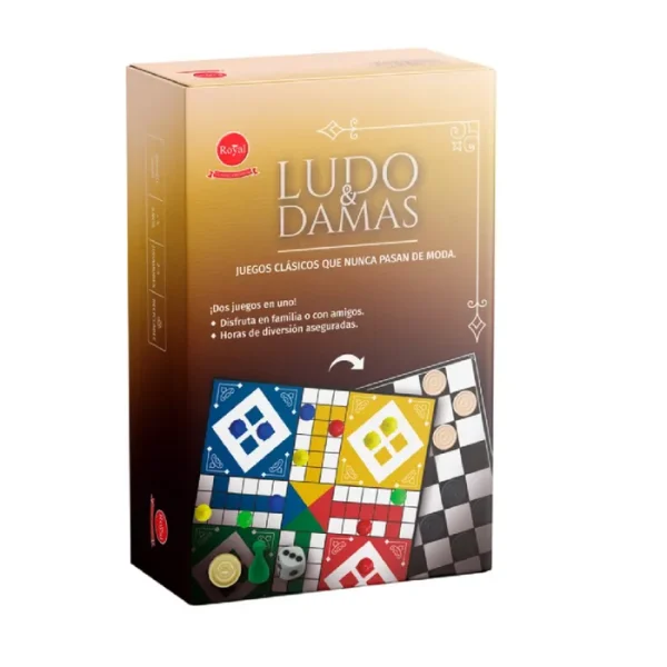 Juego Ludo y Dama, línea Premium Royal