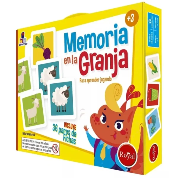 Memoria En la granja, en valija de Royal
