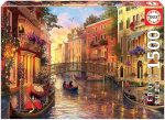 Puzzle Atardecer en Venecia 1500 piezas, de Educa