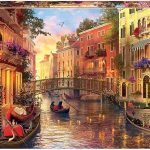 Puzzle Atardecer en Venecia 1500 piezas, de Educa