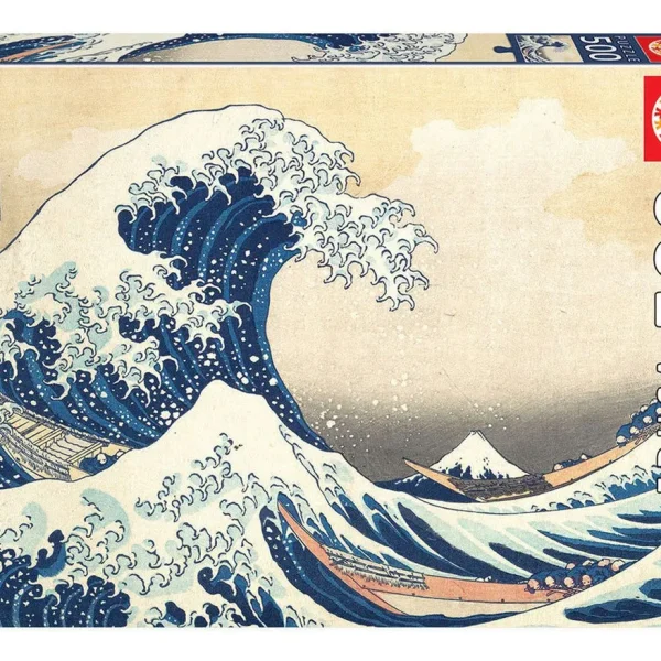 Puzzle Gran Ola de Kanagawa 500 piezas, de Educa