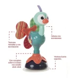 Sonajero con ventosa pavo real - Image 2