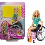 Muñeca Barbie en Silla de Rueda, totalmente articulada