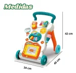 Caminador con Pizzarra y Actividades Verde - Image 2