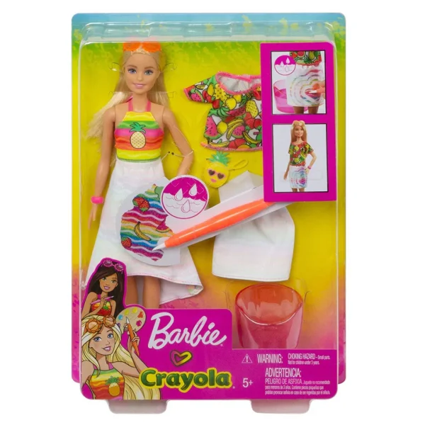 Muñeca Barbie Crayola Rainbow Fruit