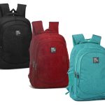 Mochila Bonus Culture 3 cierres con bolsillo, lisa