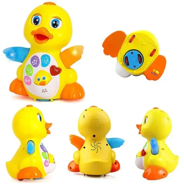 Pato a pilas con movimiento, luz y sonida