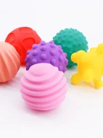 Pelotas Cognitivas de Silicona 6 piezas - Image 3