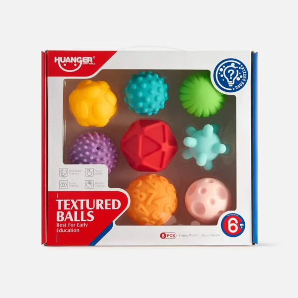 Pelotas Cognitivas de Silicona 8 piezas