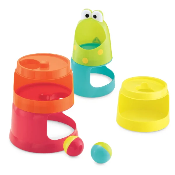 Torre de Apilar Sapo con Pelotas
