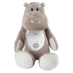 Veladora con Proyector y Ruido Blanco Hipopótamo