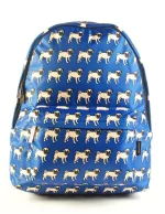 Mochila Pet Friend azul con perros