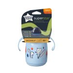 Vaso de entrenamiento Tommee Tippee SuperStar con pajita y asas de 300ml (+6m) - Image 5
