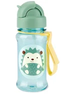 Botella con sorbito de plástico Tritán modelo erizo SKIP HOP