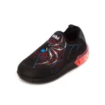 Championes Infantiles de Luces Bibi diseño Spiderman Negros - Image 2