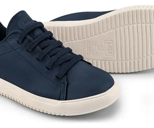 Championes Infantiles Bibi de cuero color azul