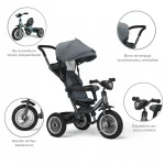 Triciclo Bebesit Asiento Giratorio 360º Deluxe - Image 5