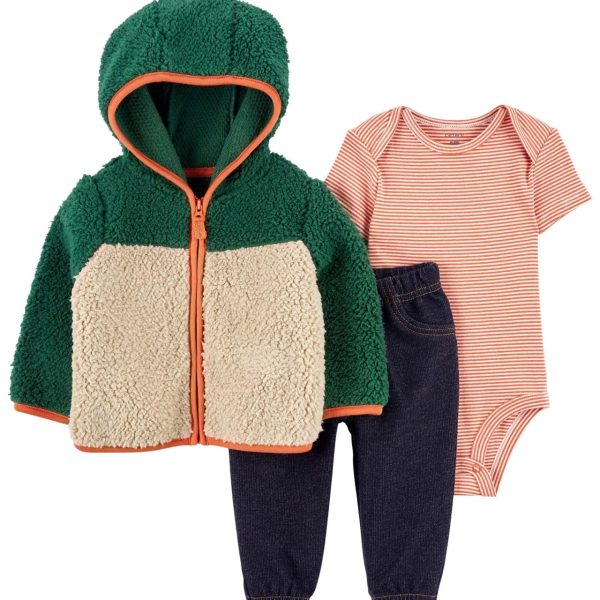 Set 3 Piezas Campera, Pantalón y Body Carter's