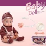 Bebote New Born 31 cm. cuadrillé con accesorios